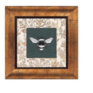 Boho Floral Bee Wall Art